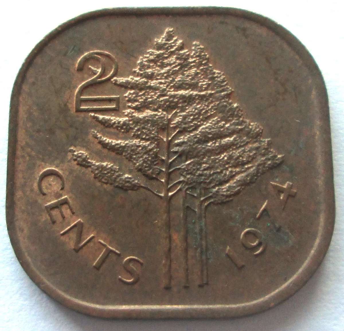 1974 Swaziland 2 Cents