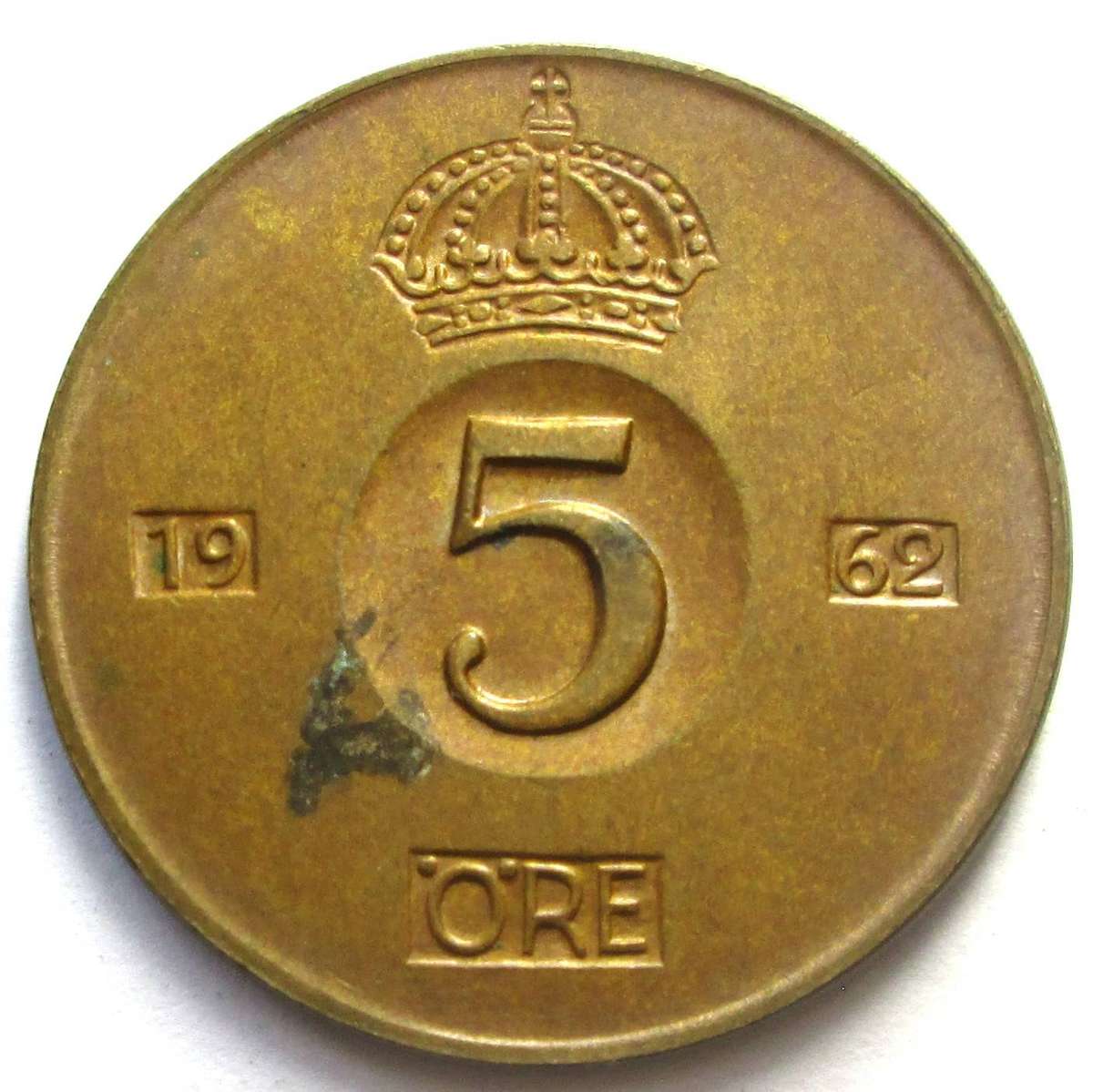 1962 Sweden 5 Ore