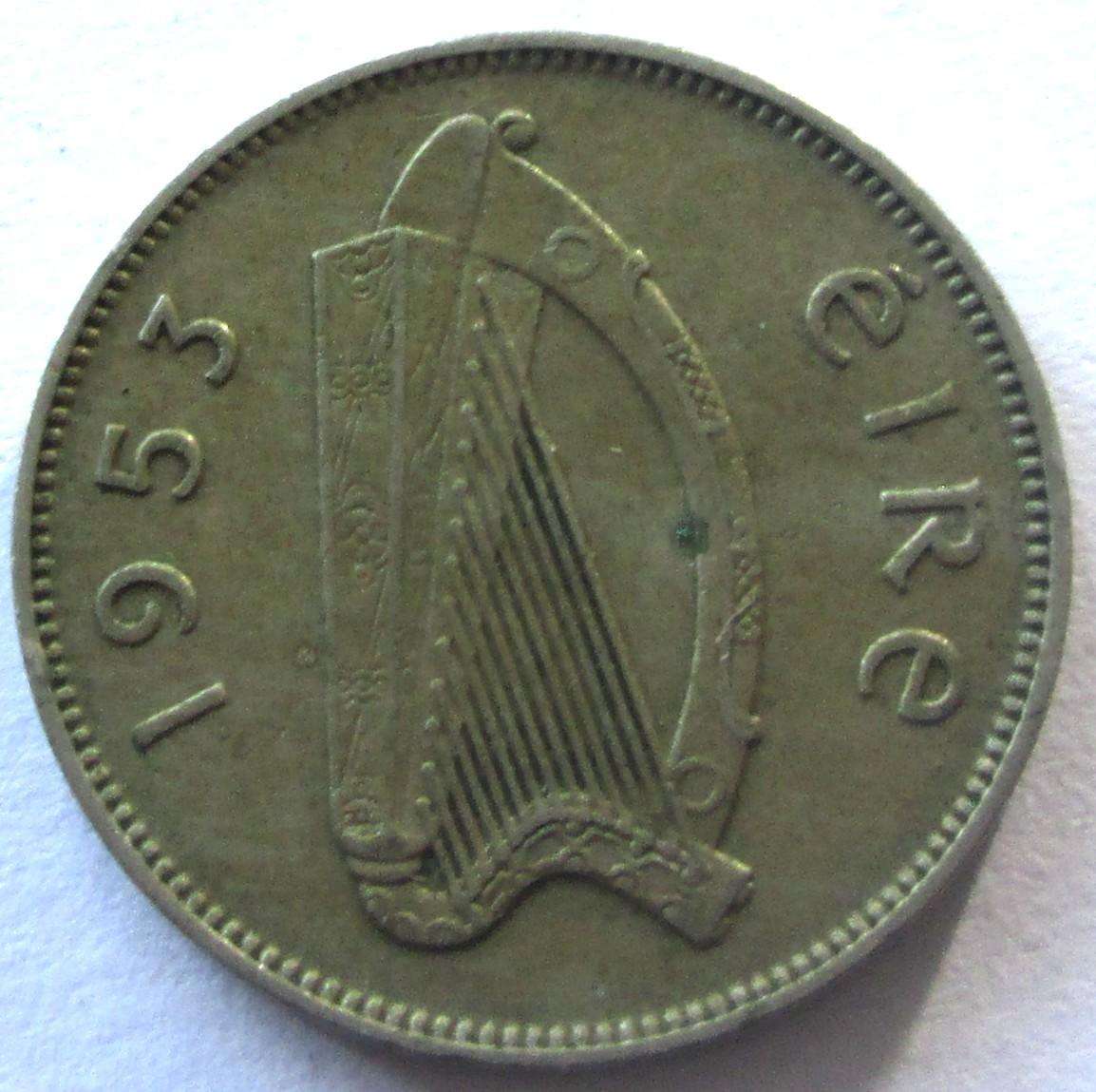 1953 Ireland 6 Pence