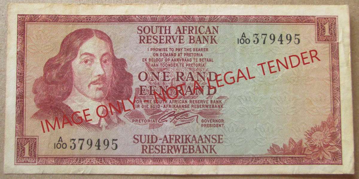 One Rand South Africa Serial Nr A100 379495
