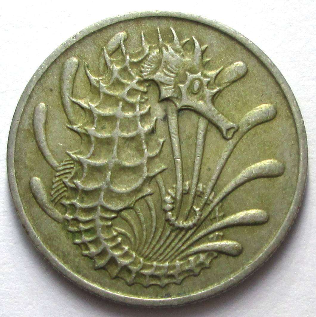 1967 Singapore 10 Cents