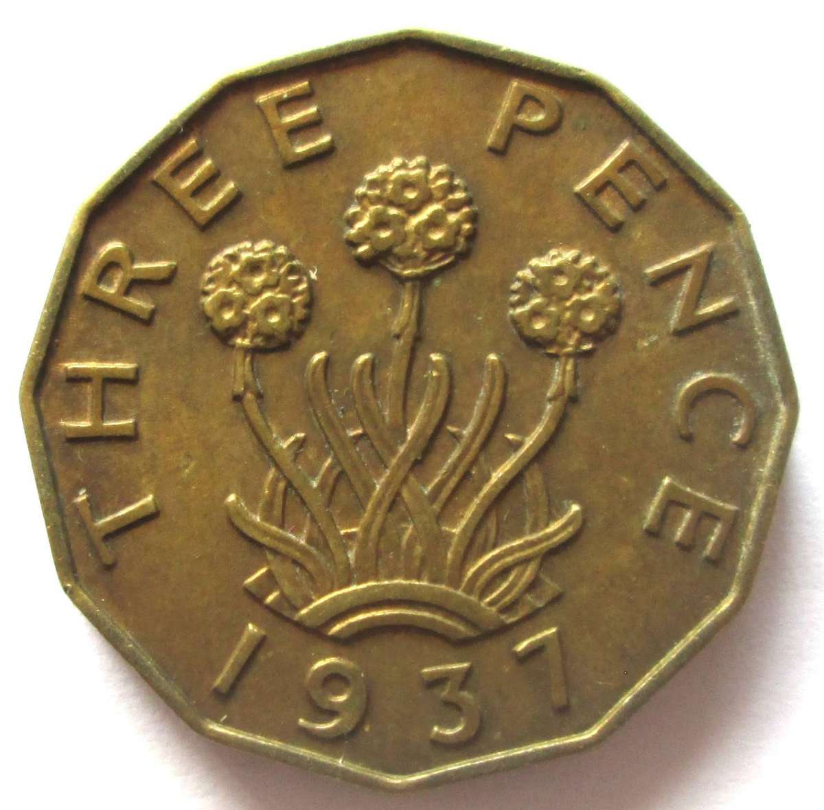 1937 Great Britain 3 Pence