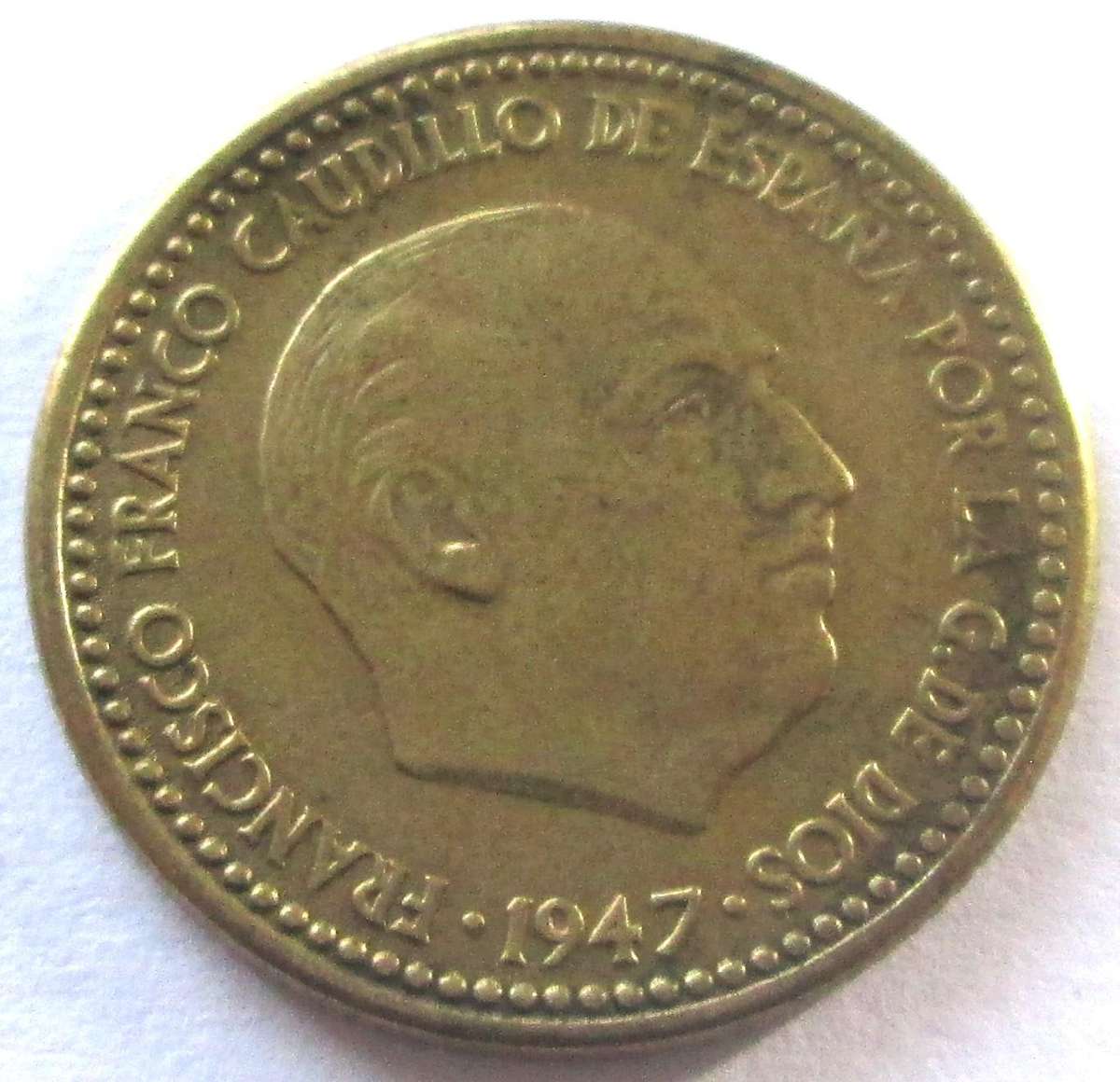 1947 Spain 1 Peseta