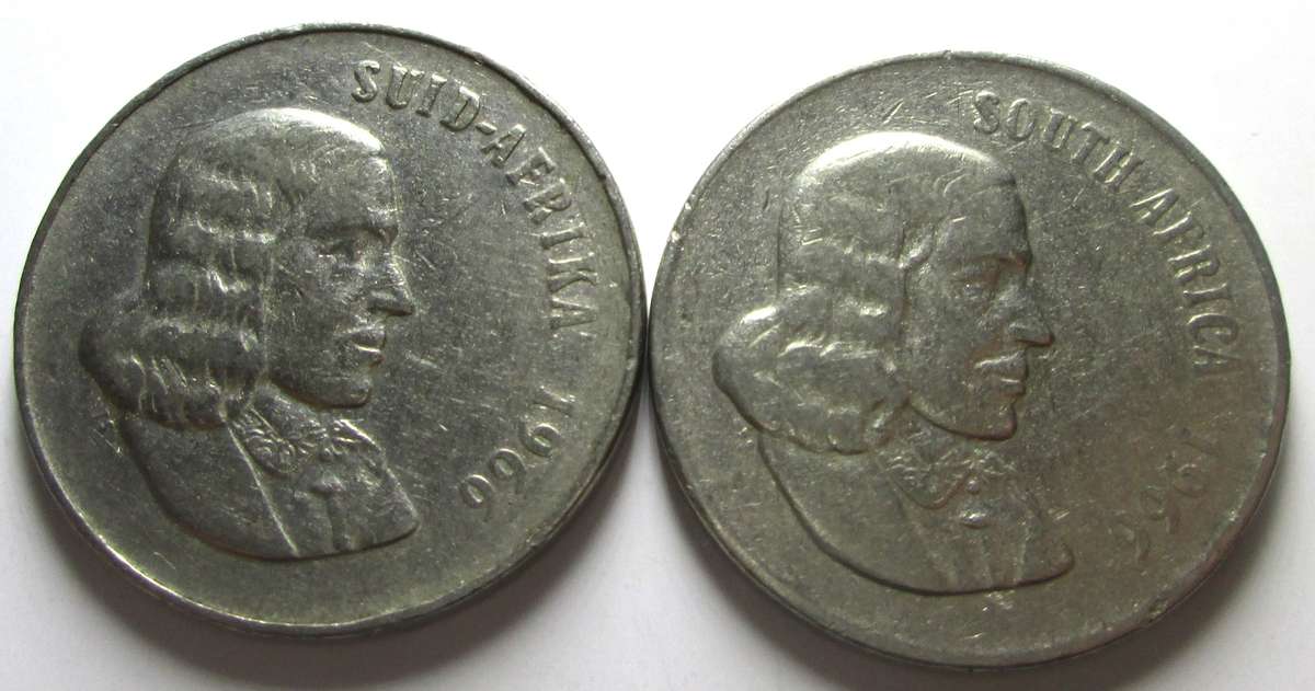 1966 Republic of South Africa Fifty Cents