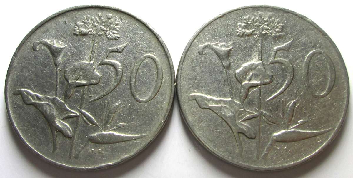 1966 Republic of South Africa Fifty Cents