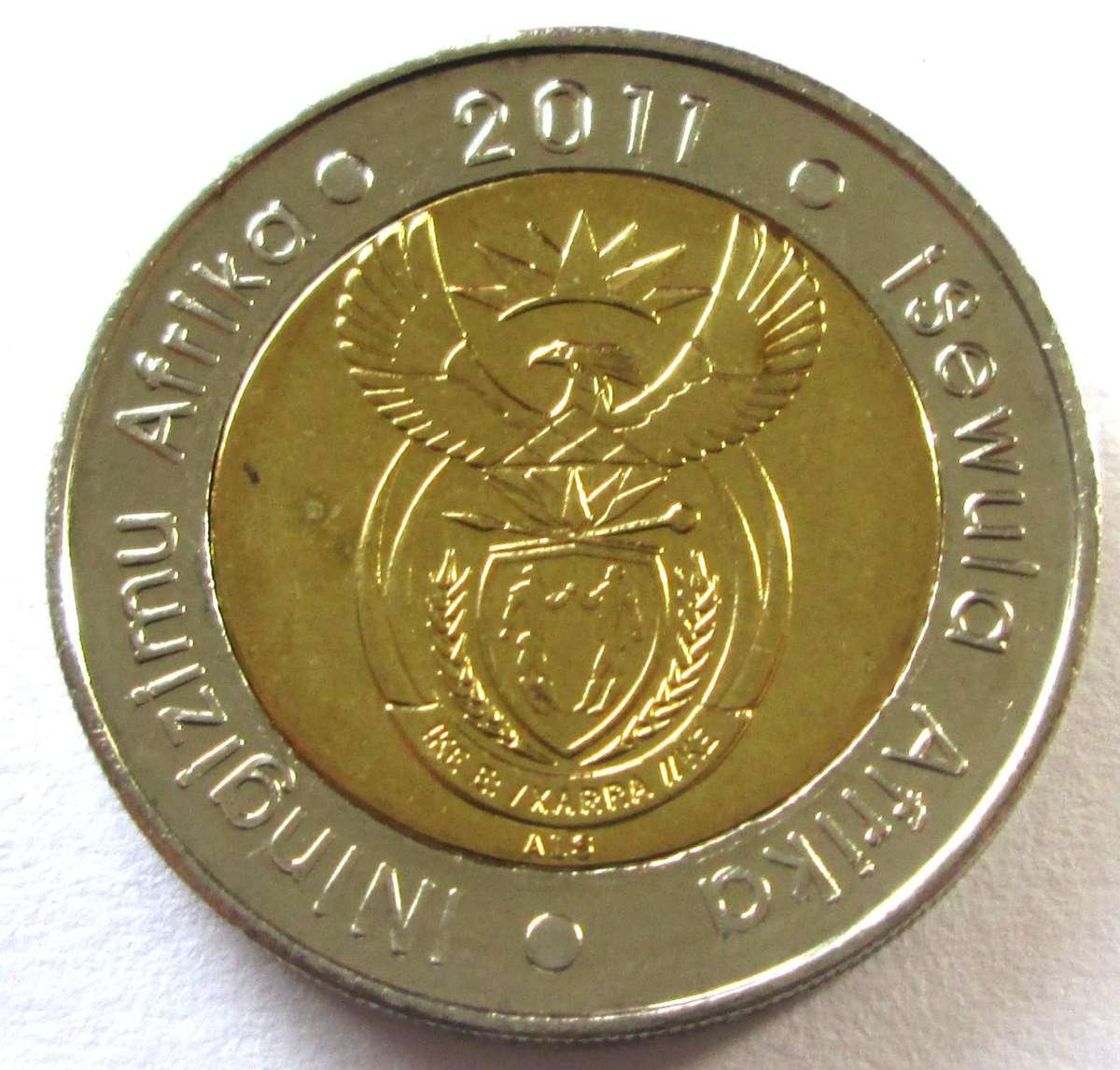 2011 Five Rands 90 Years South Africa