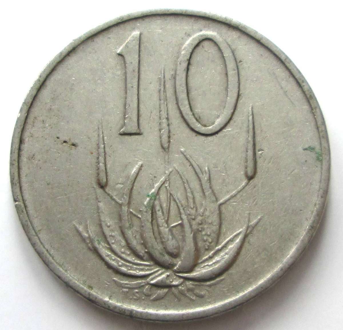 1965 South Africa 10 Cents English