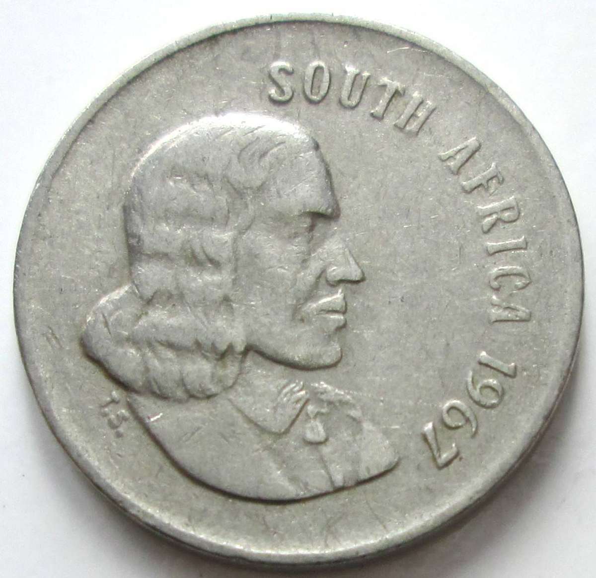 1967 South Africa 5 Cents English