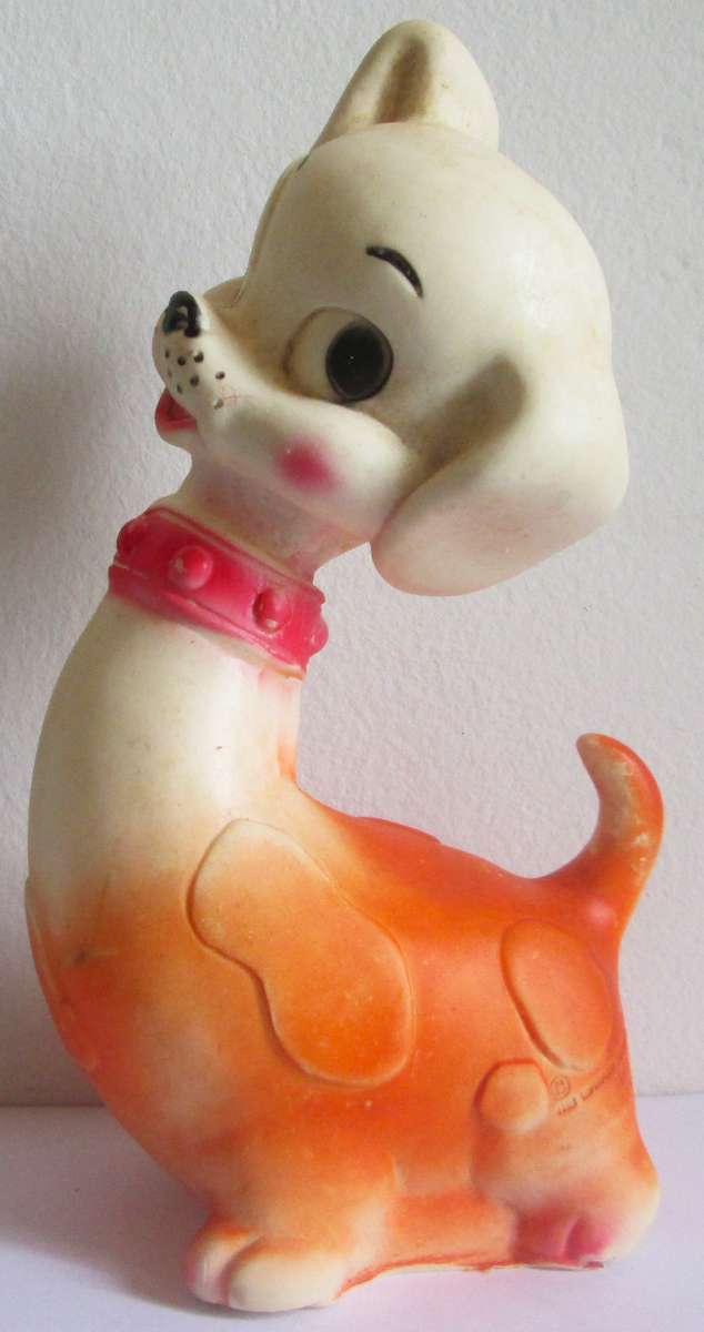 1961 Edward Mobley Plastic Dog Squeaky Toy