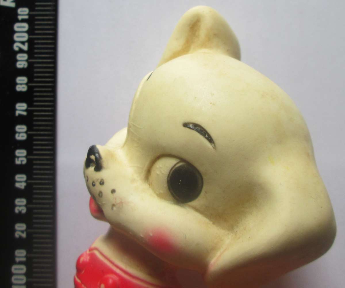 1961 Edward Mobley Plastic Dog Squeaky Toy