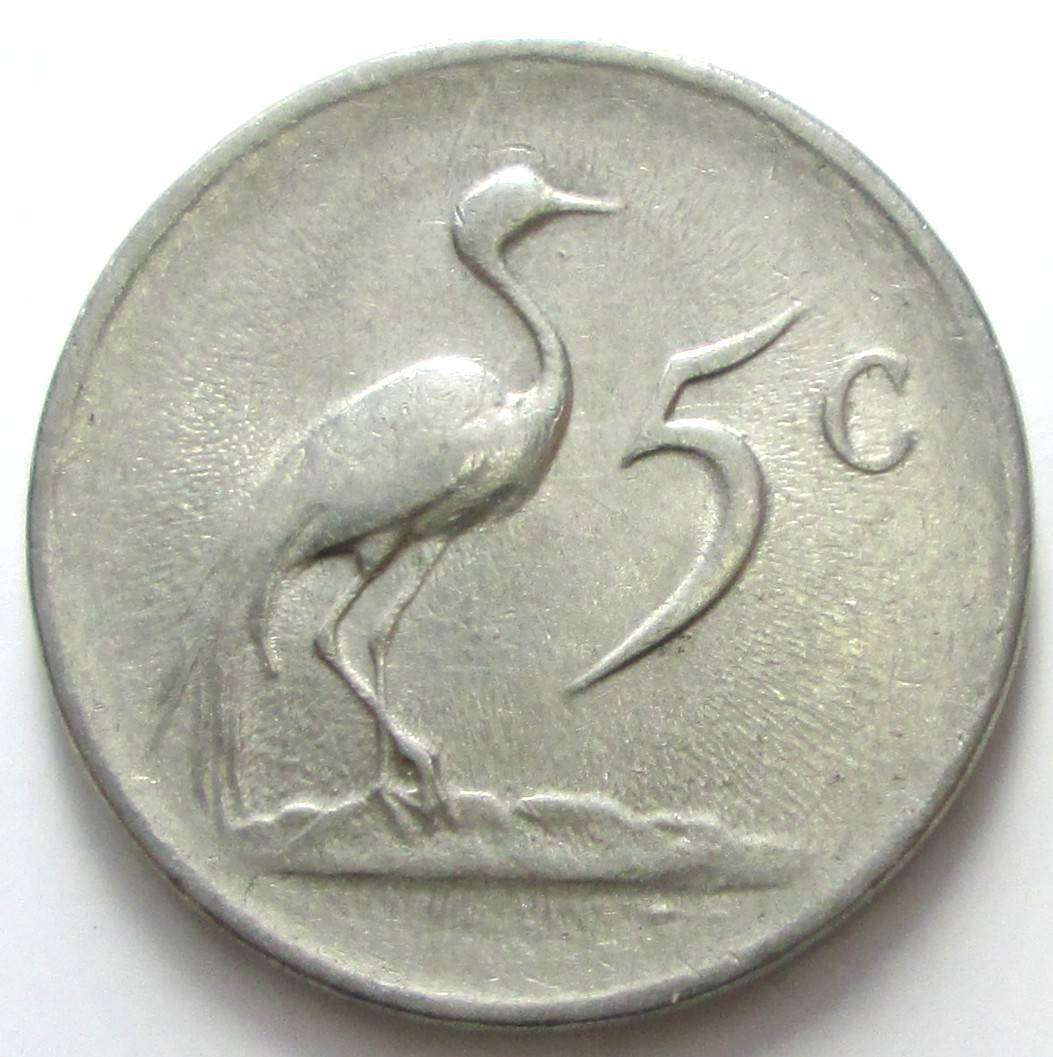 1976 South Africa 5 Cents