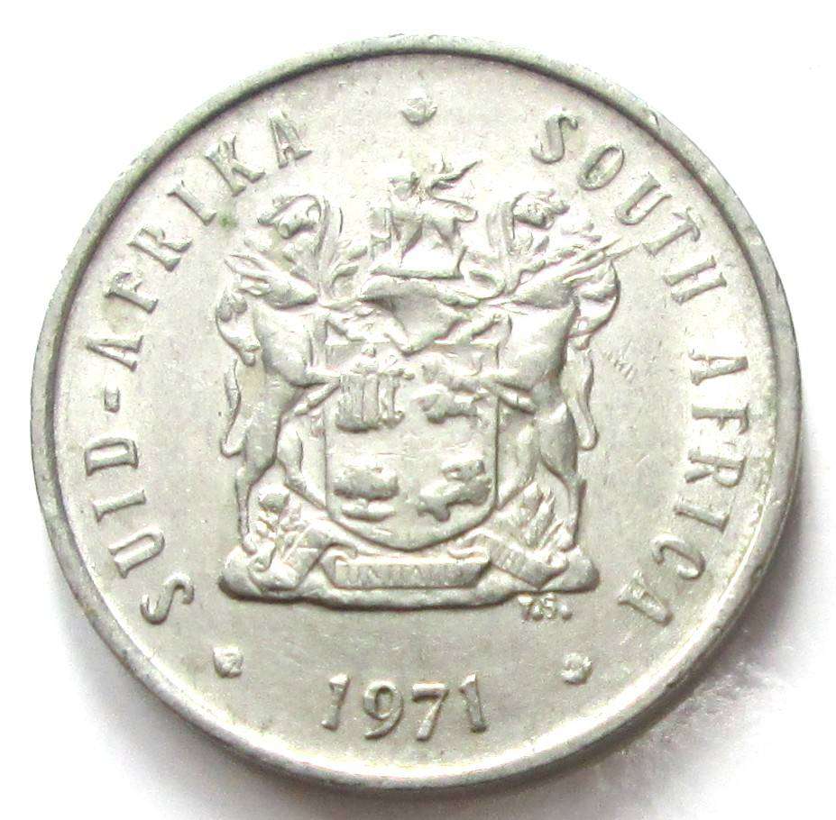 1971 South Africa 5 Cents
