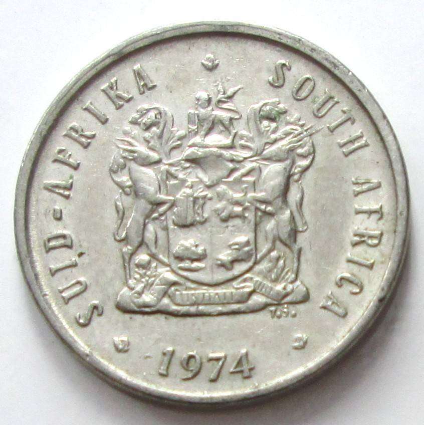 1974 South Africa 5 Cents