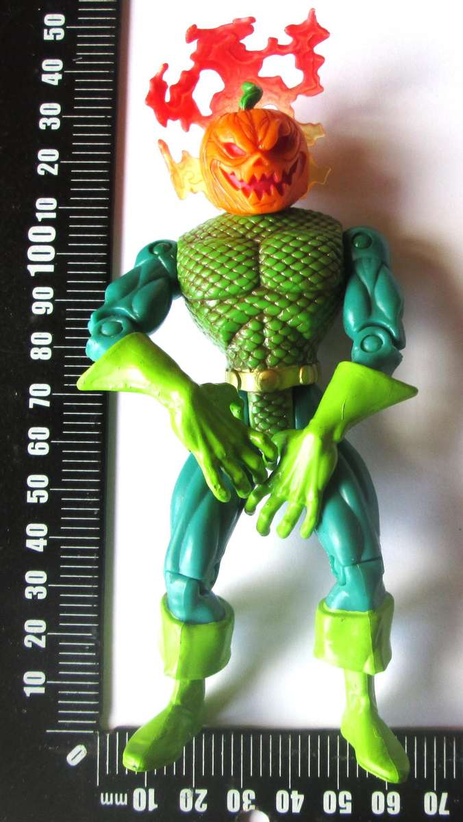 1998 Spiderman the Animated series Mad Jack Jack o Lantern Toy Biz Marvel Universe