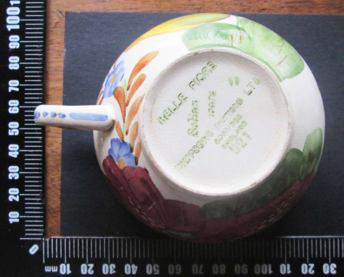 Belle Fiore Cup and Plate Set