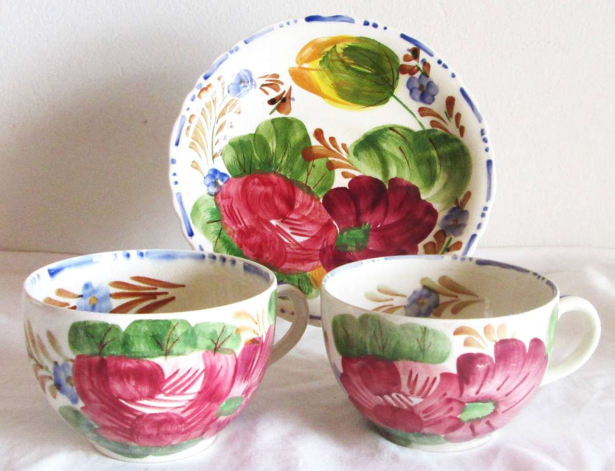 Belle Fiore Cup and Plate Set