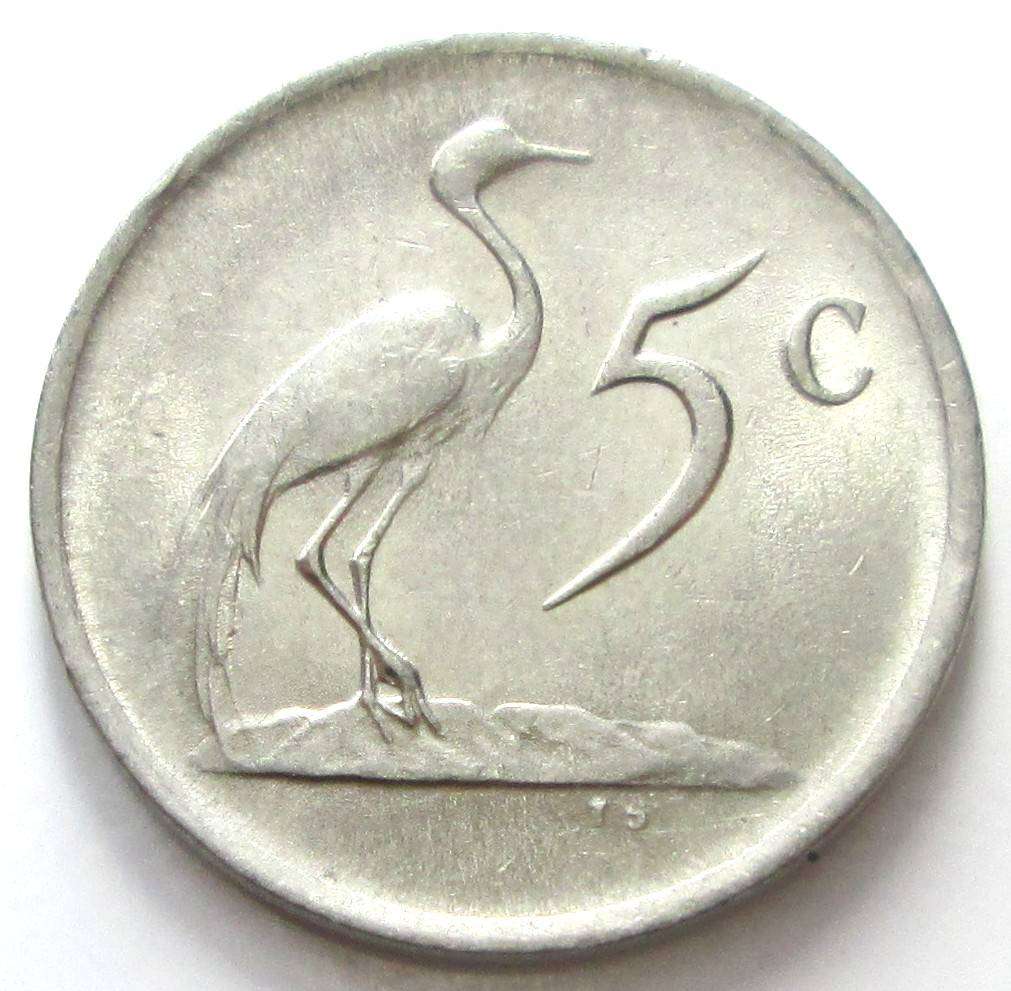 1987 South Africa 5 Cents