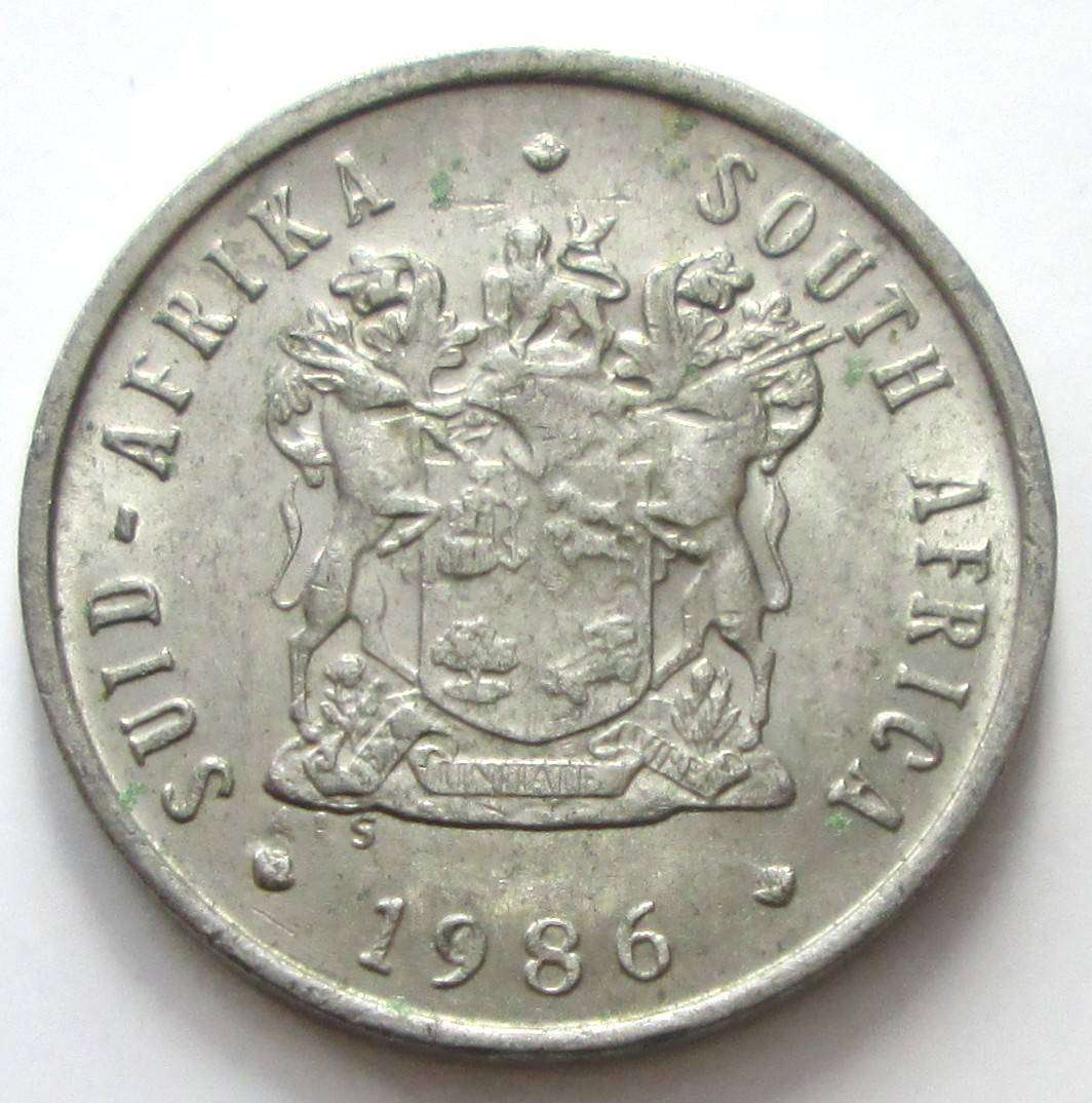 1986 South Africa 5 Cents
