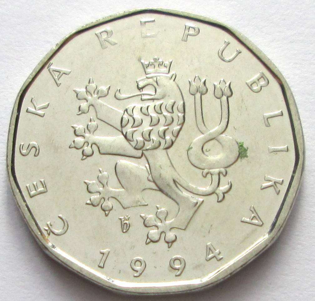 1994 CZECH REPUBLIC 2 KORUN