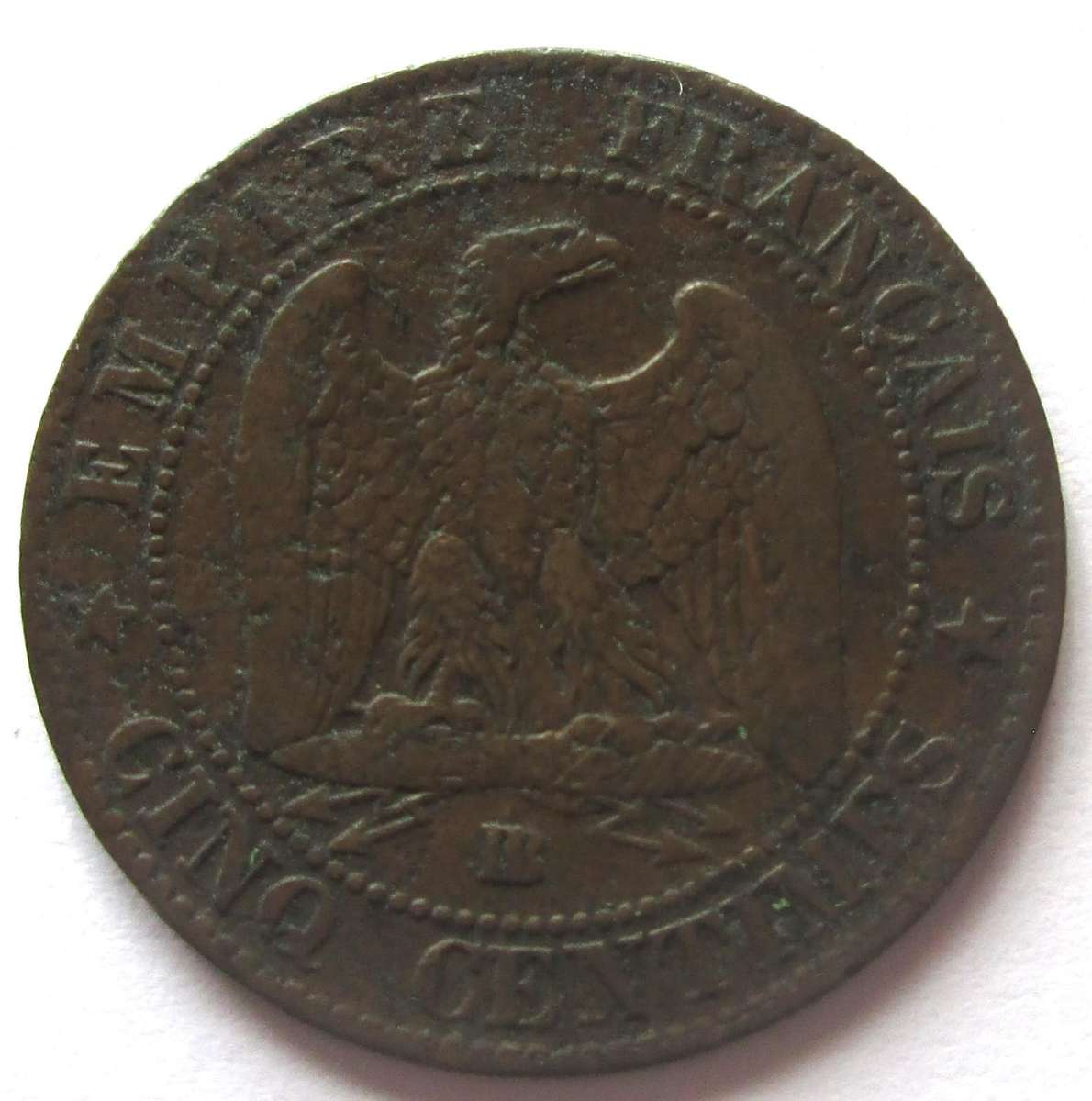 1855 France 5 Centimes