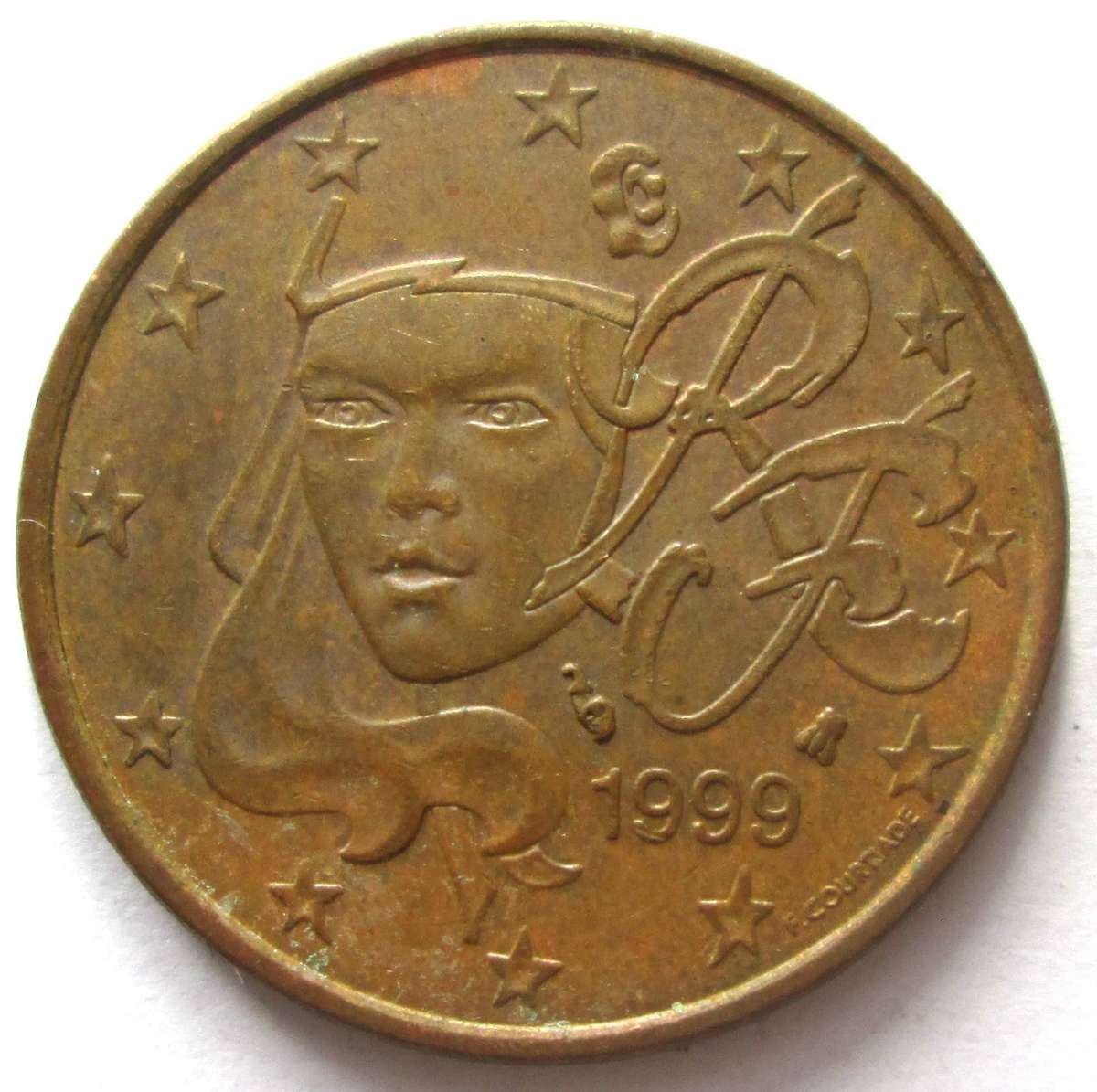 1999 France 5 Euro Cents
