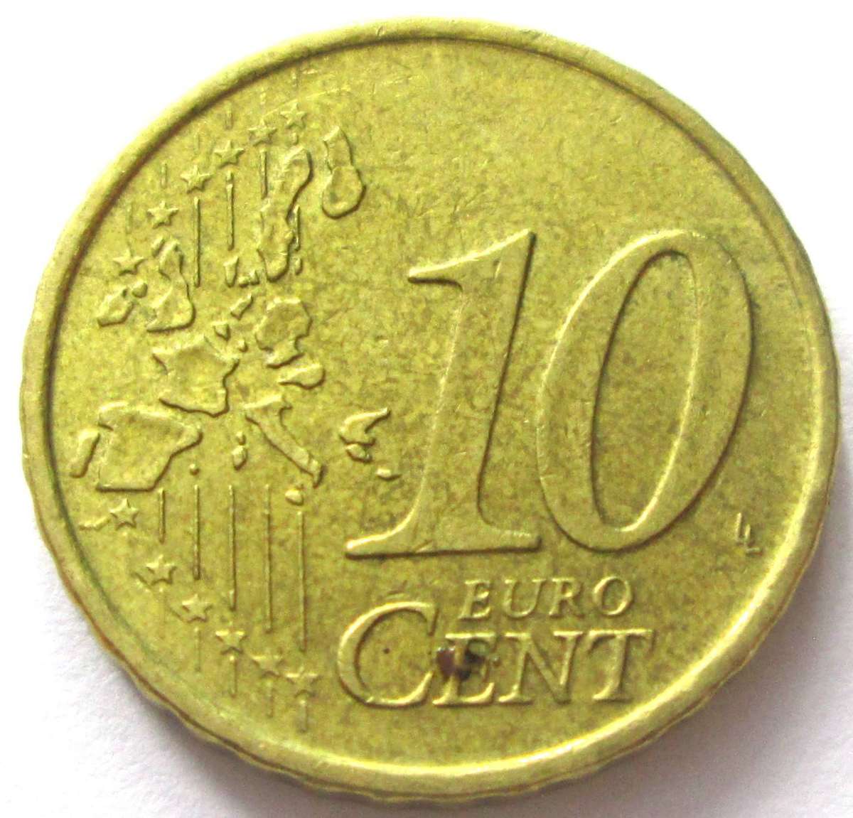 2000 Spain 10 Euro Cents