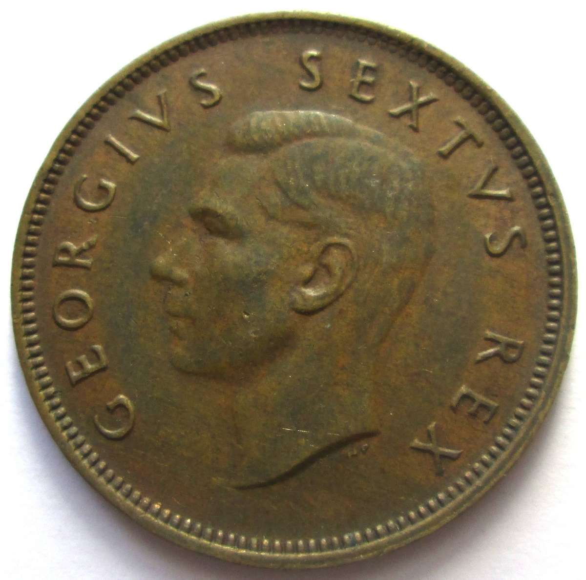 1951 Union of South Africa Half Penny