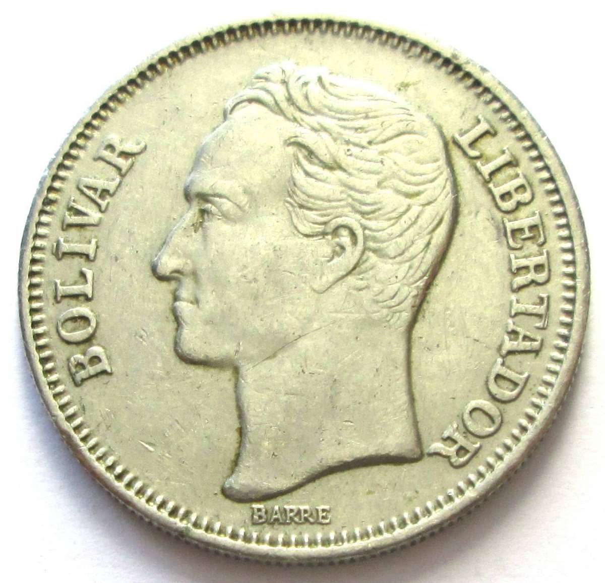 1967 Venezuela 1 Bolivar