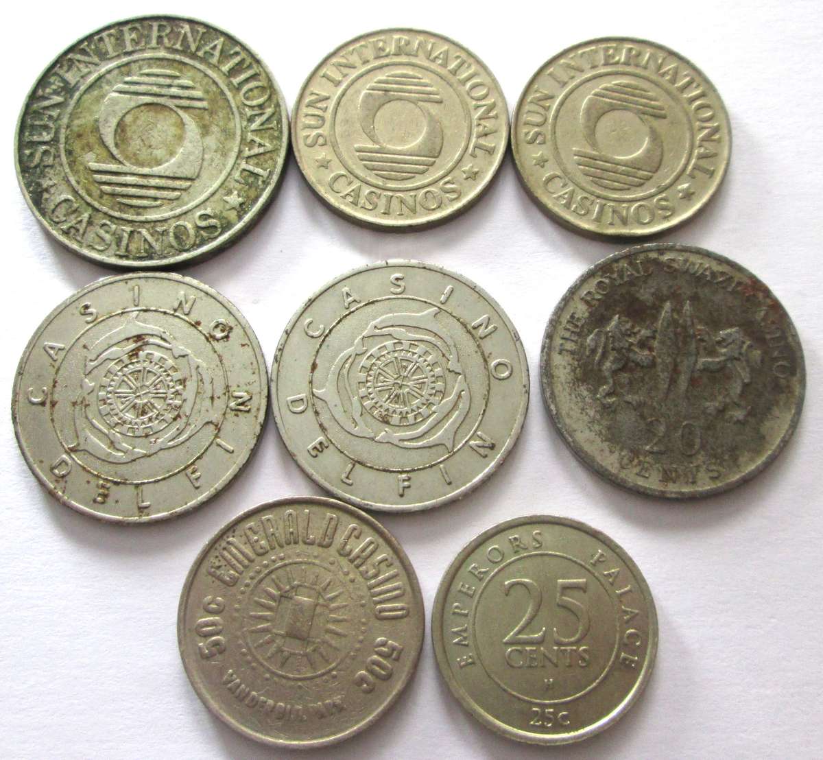 Casino Assorted Tokens