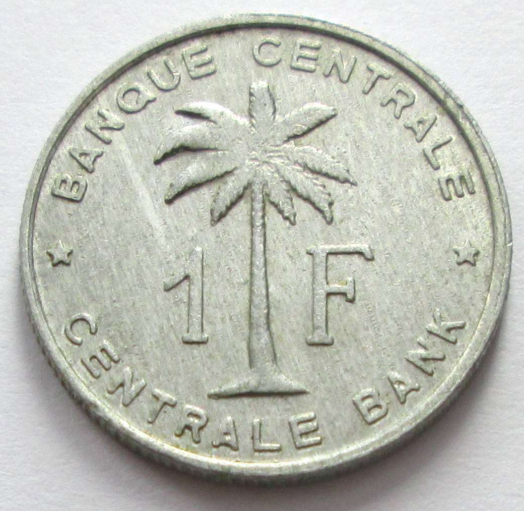 1960 Belgian Congo 1 Franc