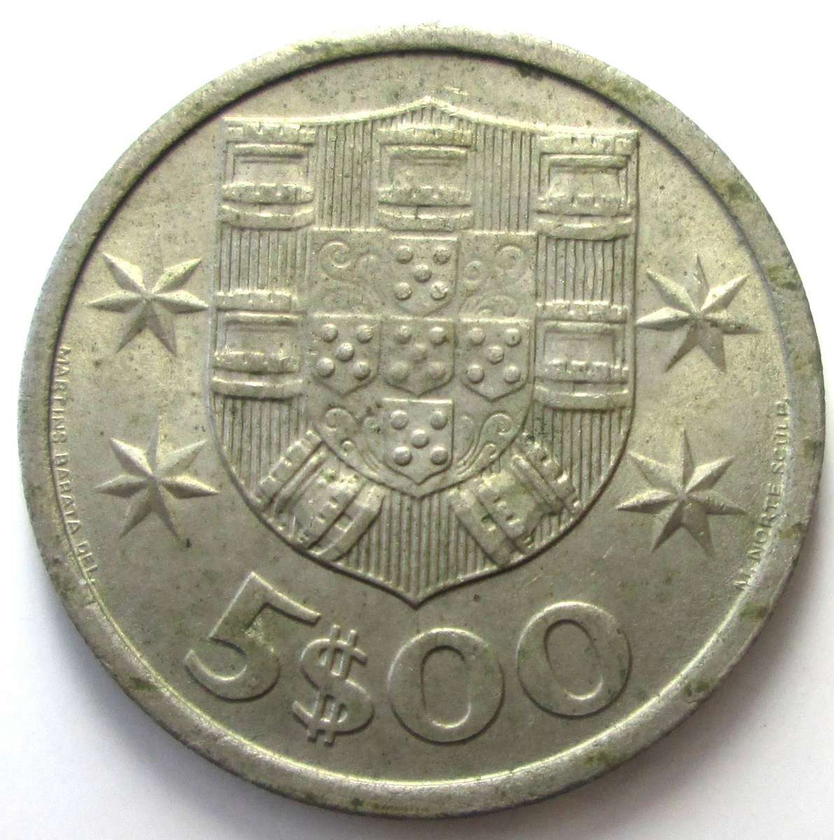 1968 Portugal 5 Escudos