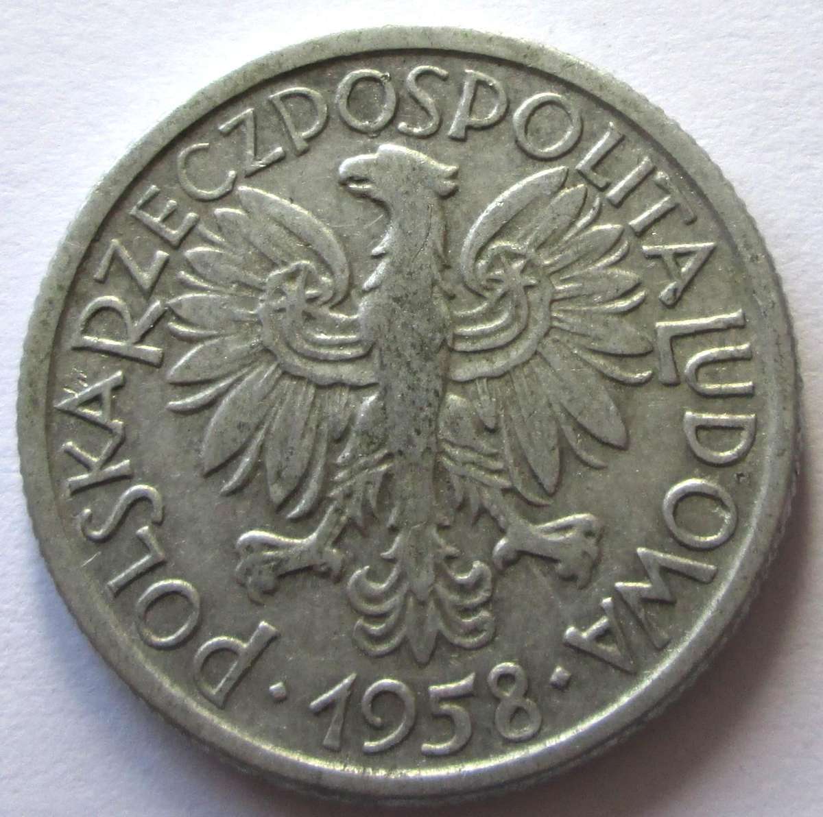 1958 Poland 2 Zlotys
