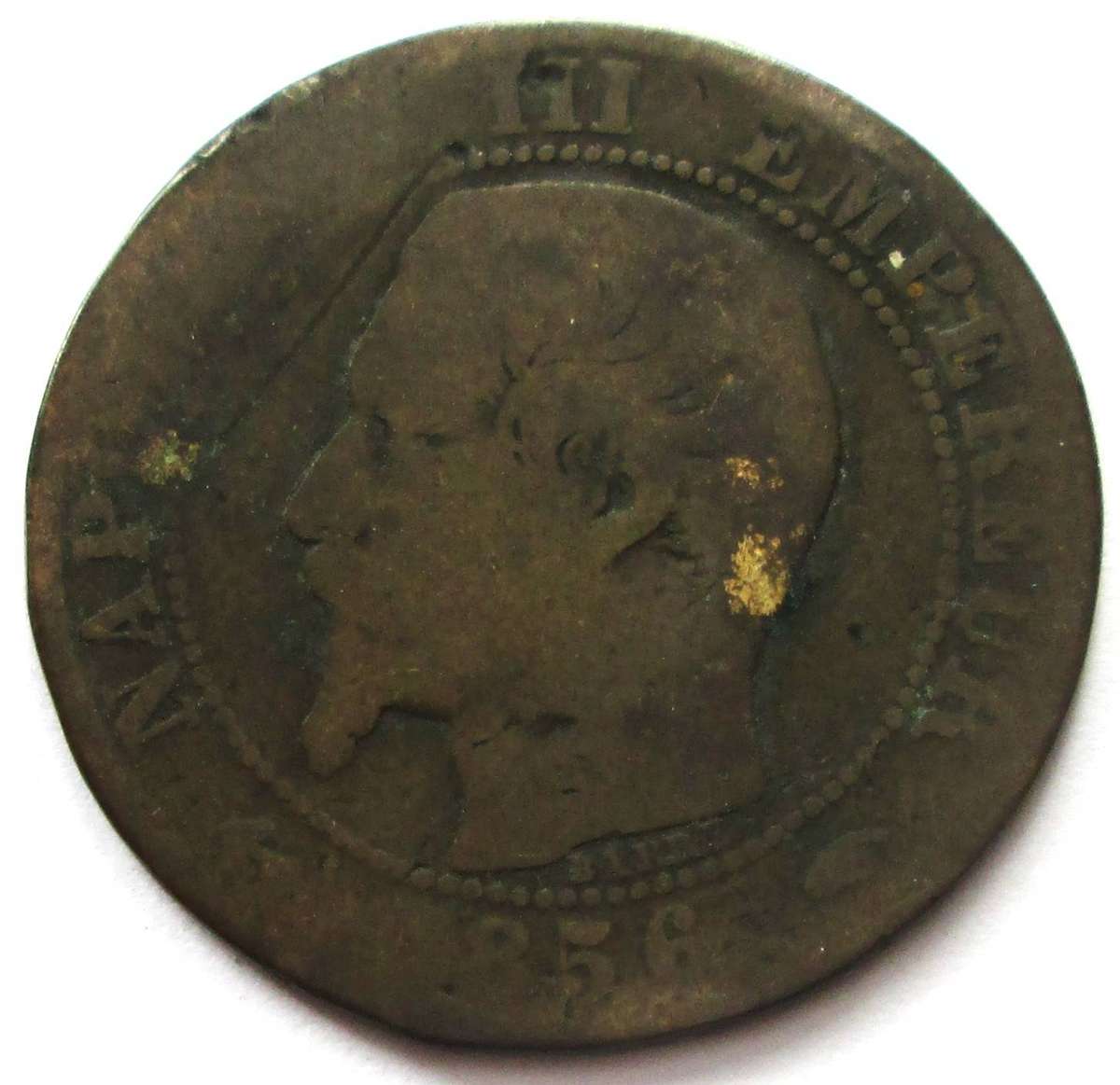 1856 France 5 Centimes