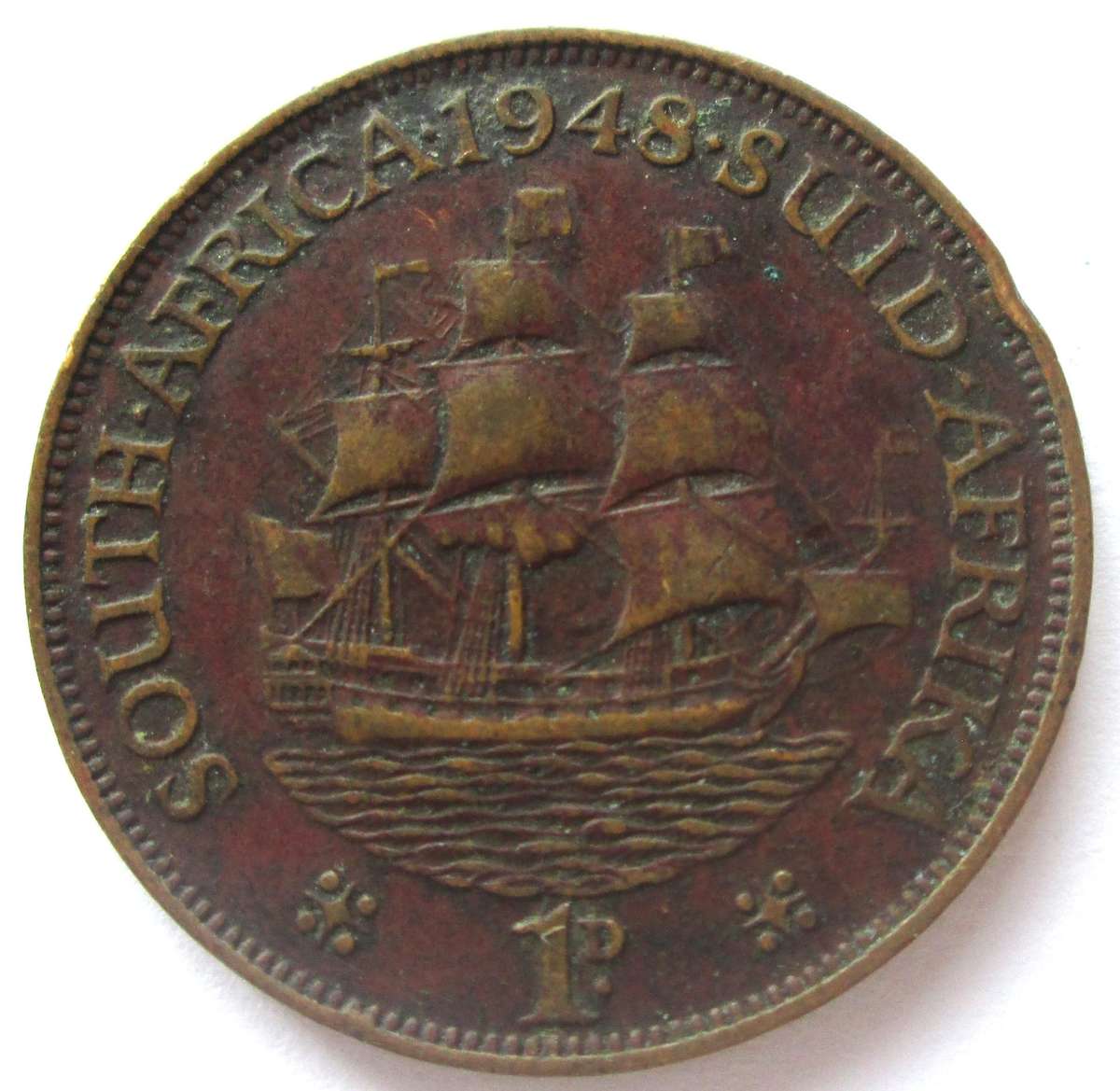 1948 Union of South Africa Penny