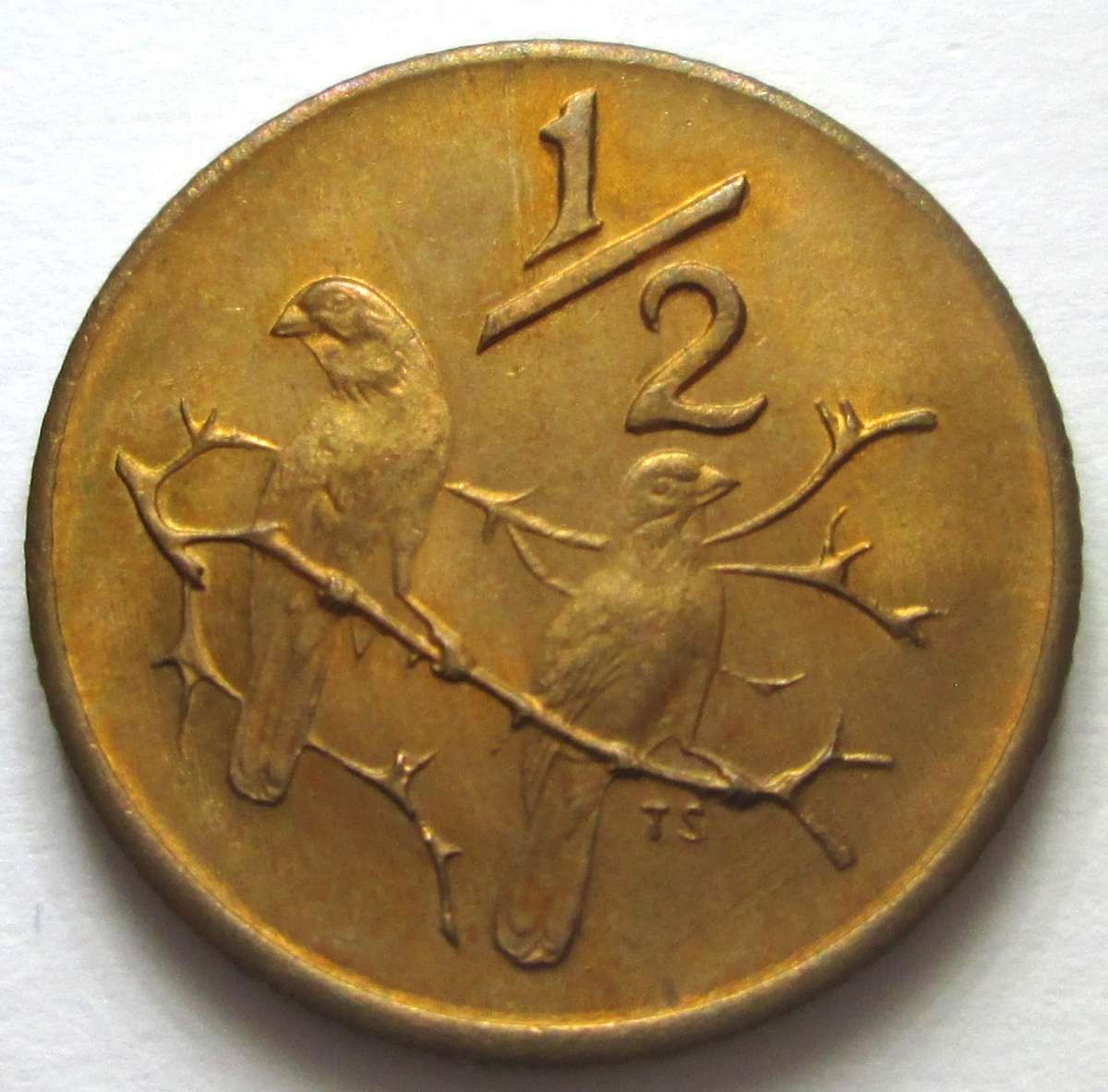 1970 Republic of South Africa Half Cent