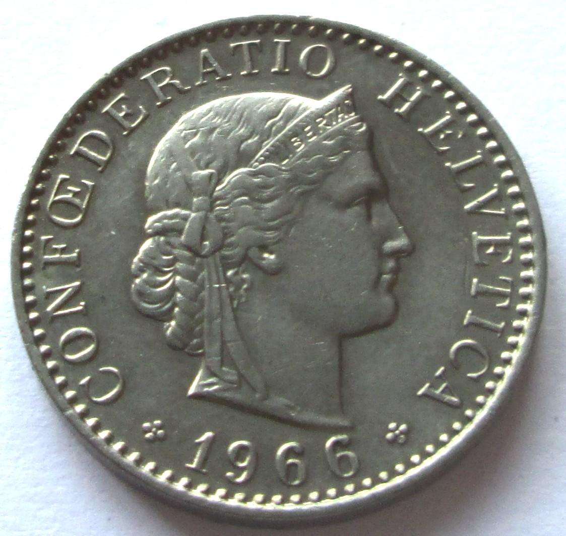 1966 Helvetia 20 Rappen