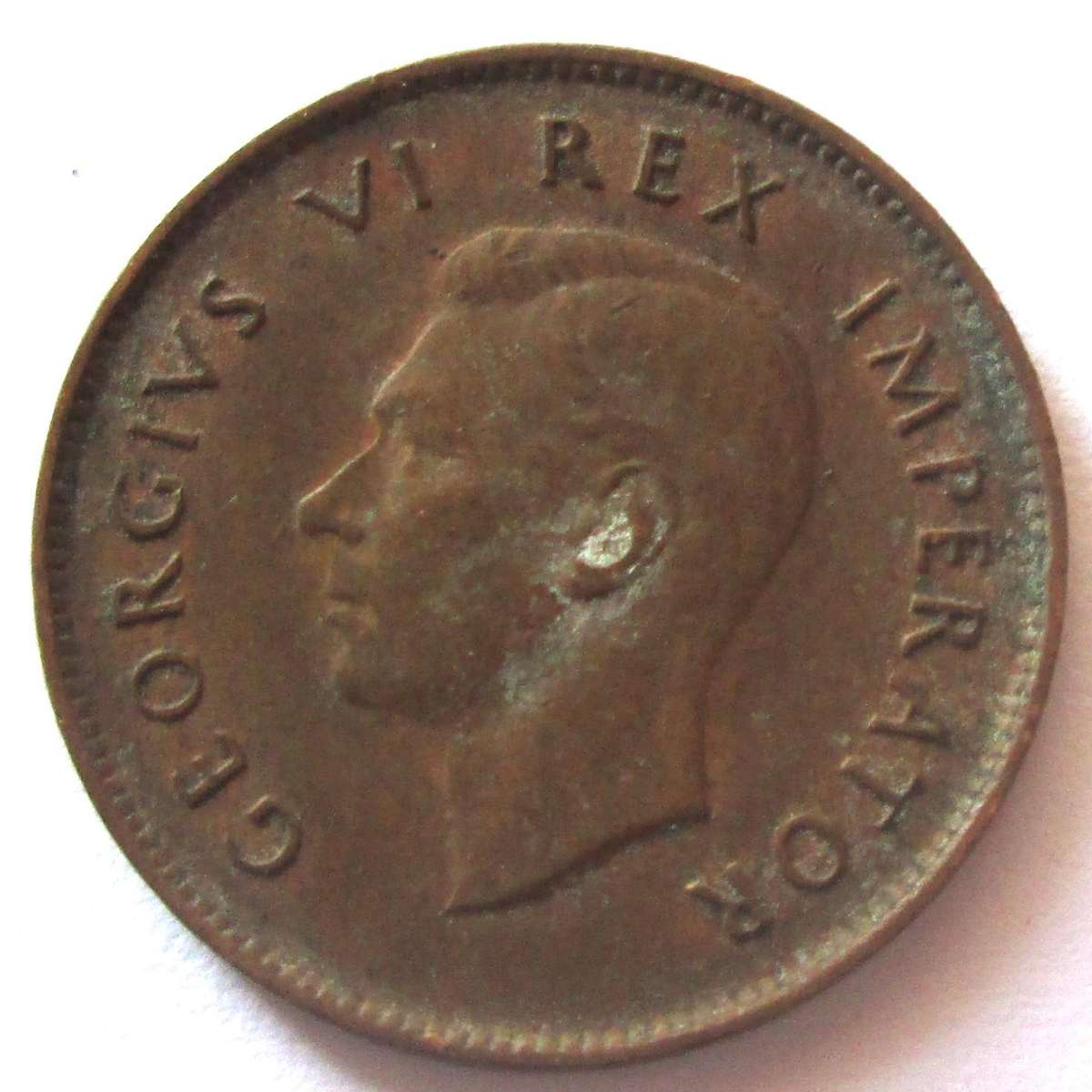 1945 Union of South Africa Quarter Penny