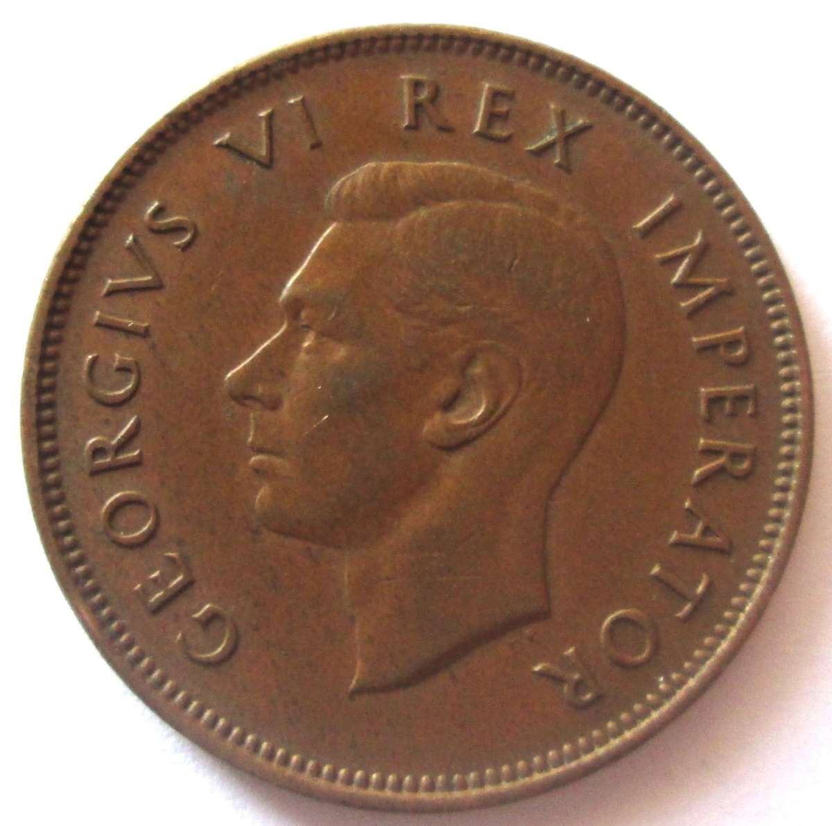 1939 Union of South Africa Half Penny