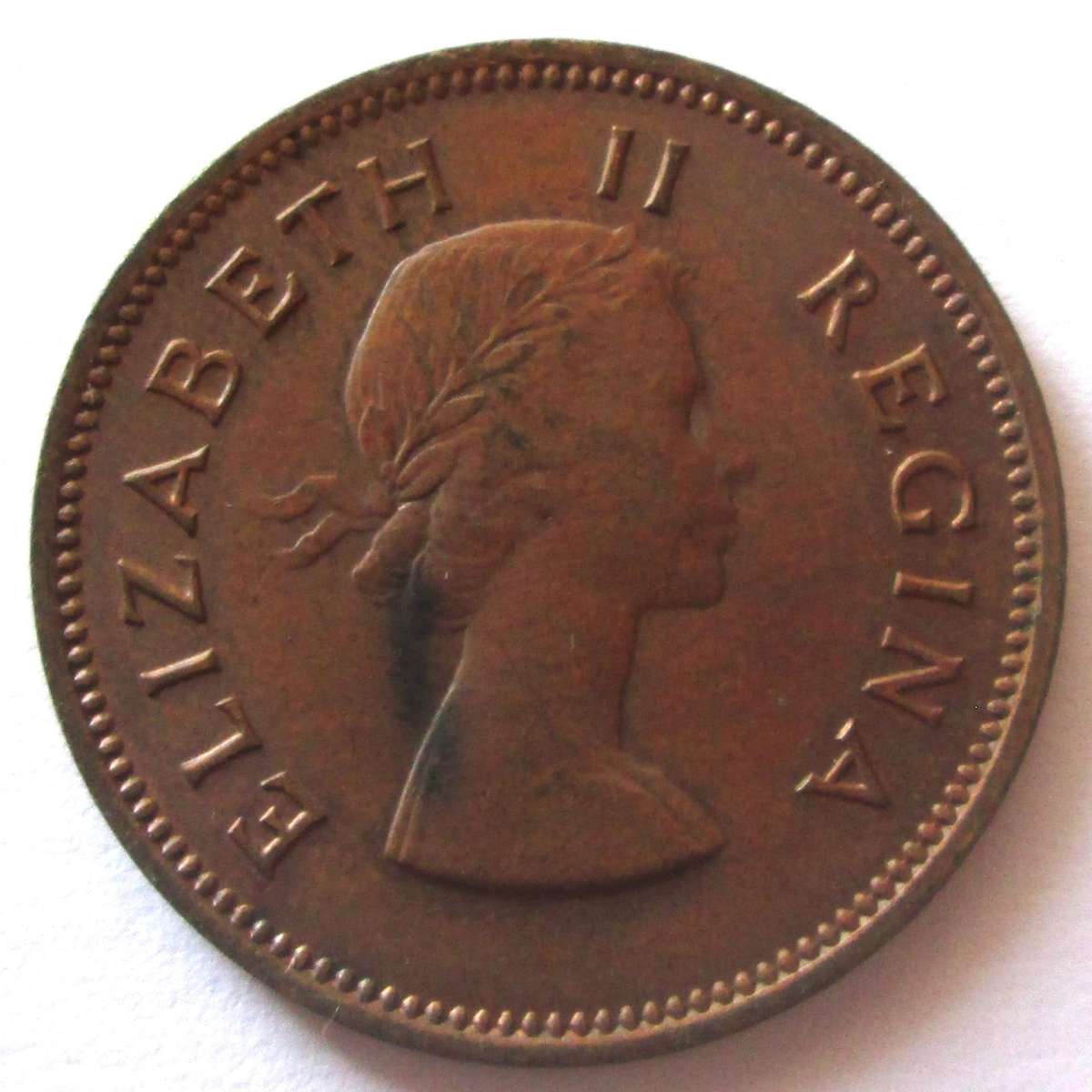 1958 Union of South Africa Half Penny