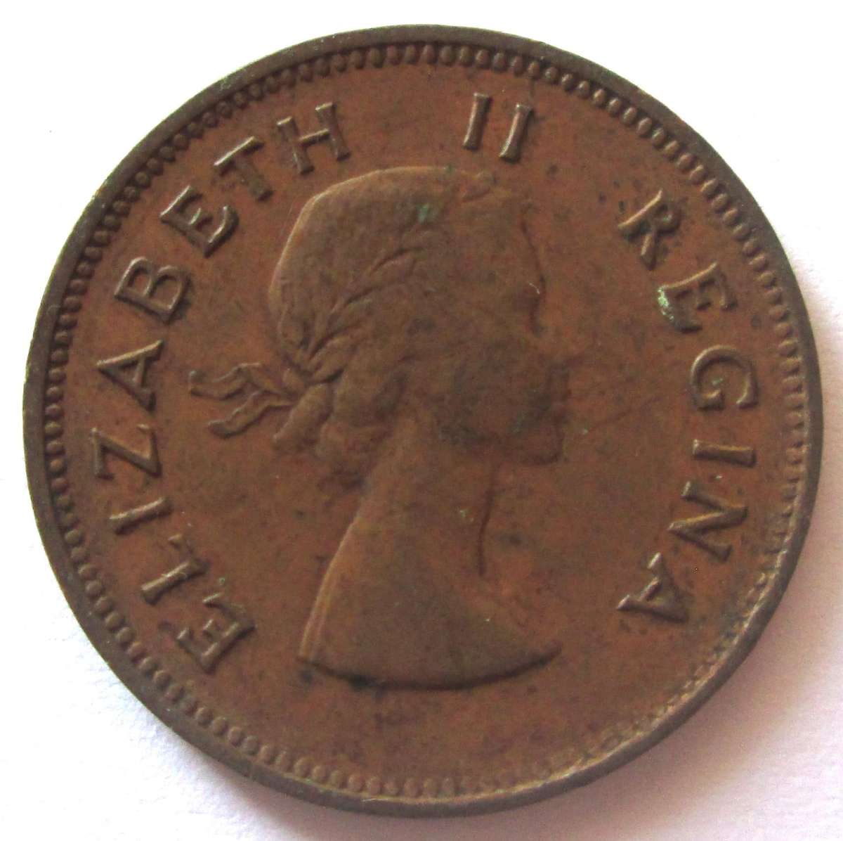 1956 Union of South Africa Half Penny