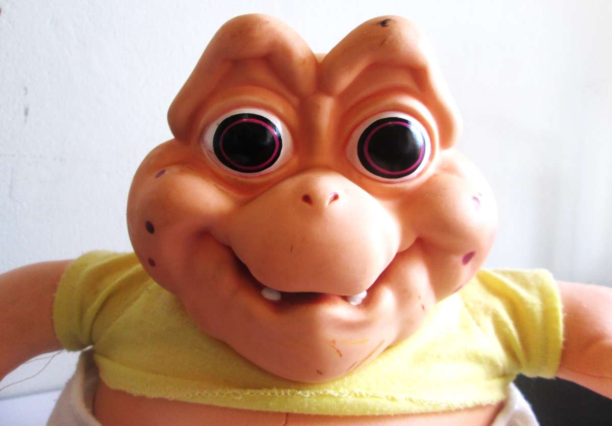 Baby Sinclair Dinosaurs Not the Mamma Soft Toy Disney 1990 TV Series