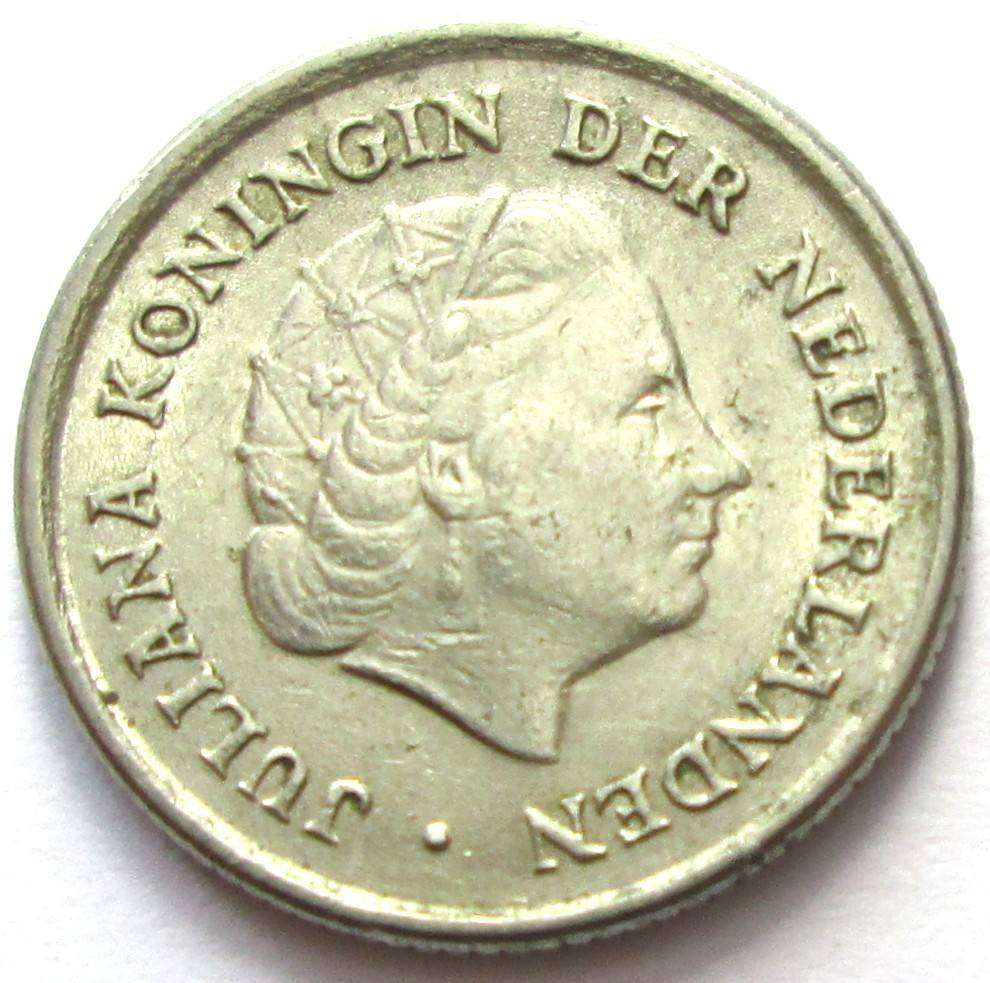 1961 Netherlands 10 Cents