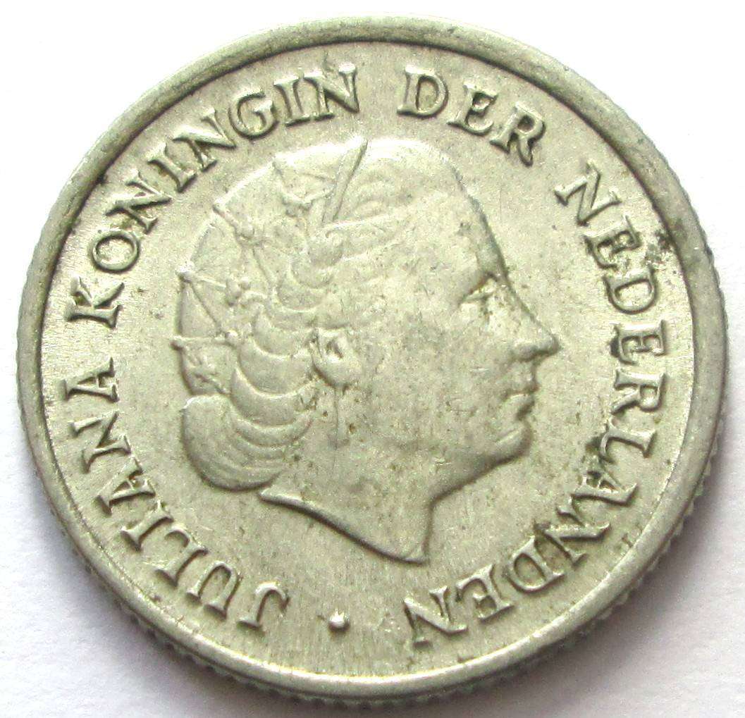 1957 Netherlands 10 Cents