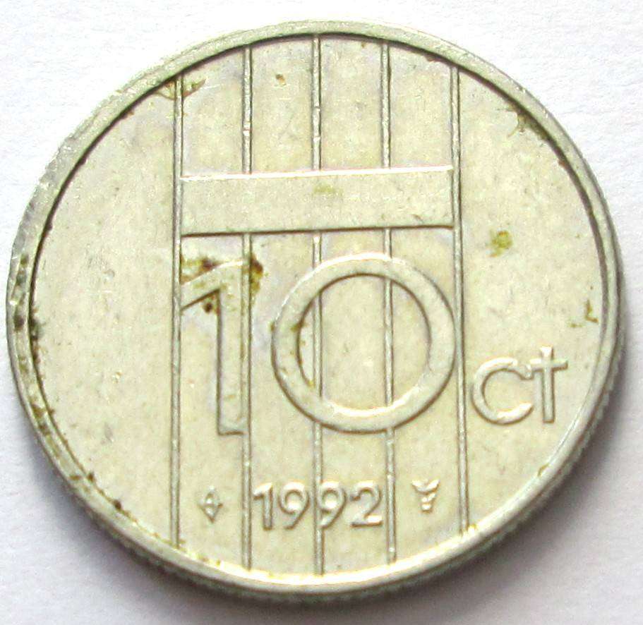 1992 Netherlands 10 Cents
