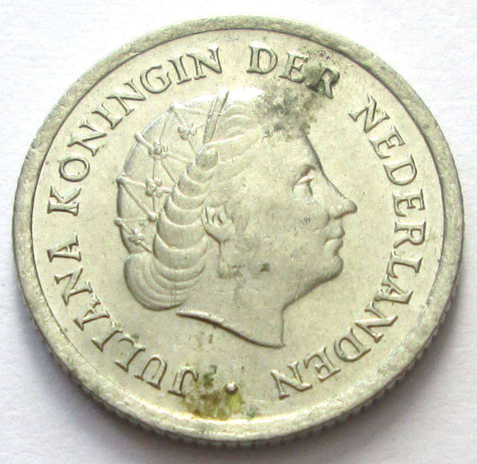 1967 Netherlands 10 Cents