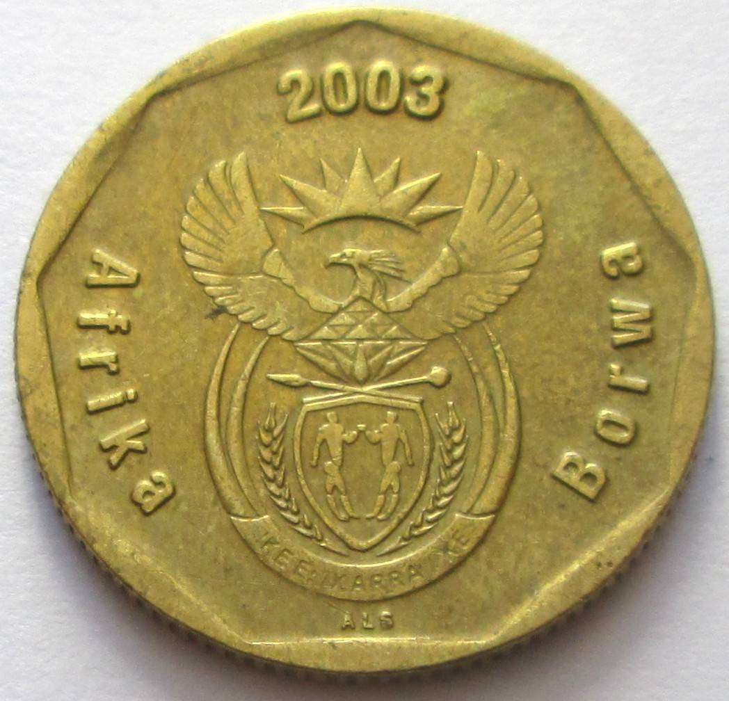 2003 South Africa 50 Cents Cricket Commemorative