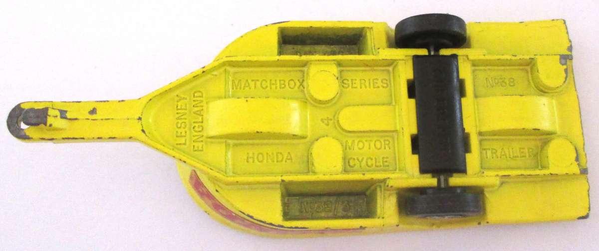 Honda Motorcycle Trailor No 38 Lesney made in England