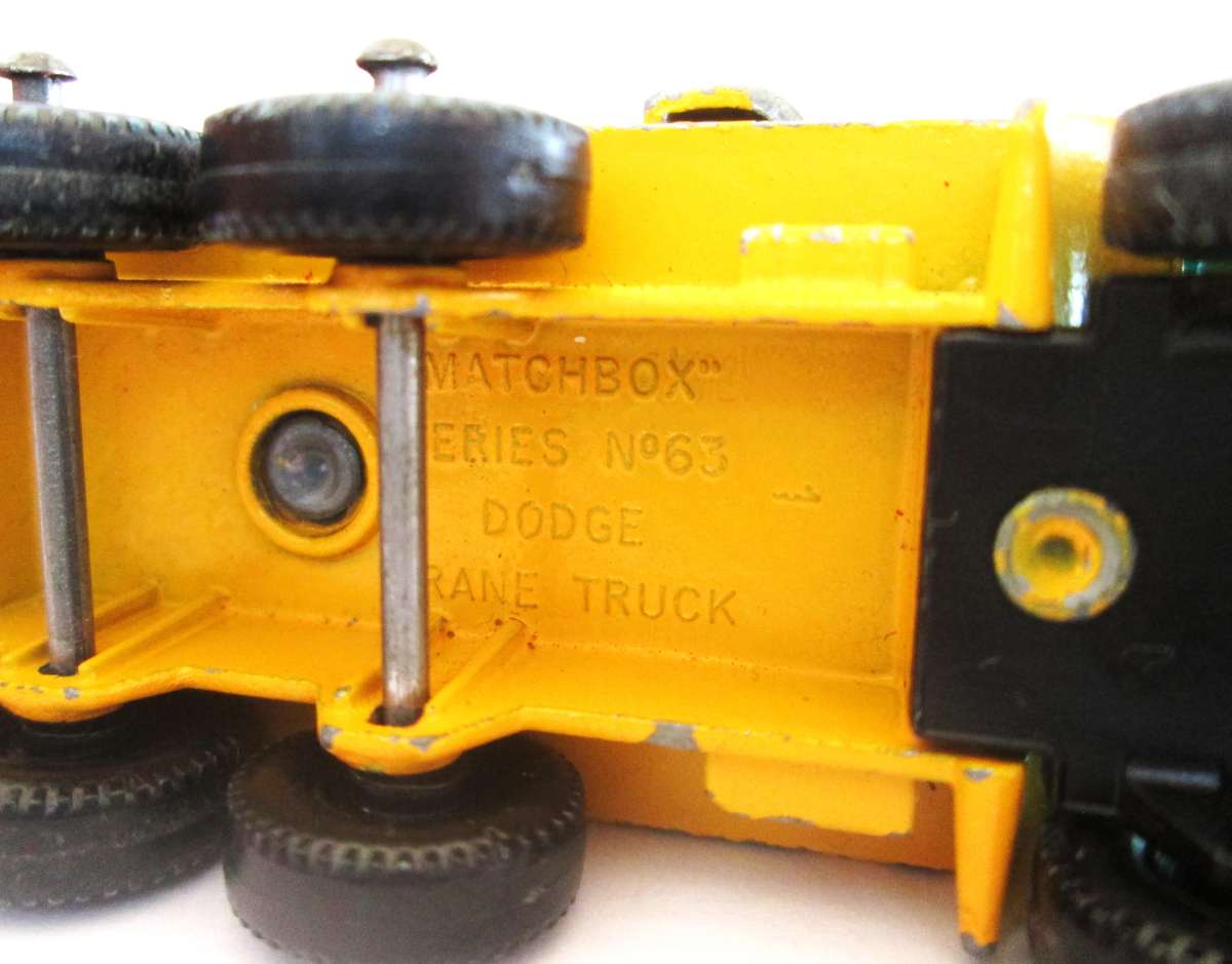 Dodge Crane Truck Dodge No 63 Lesney made in England