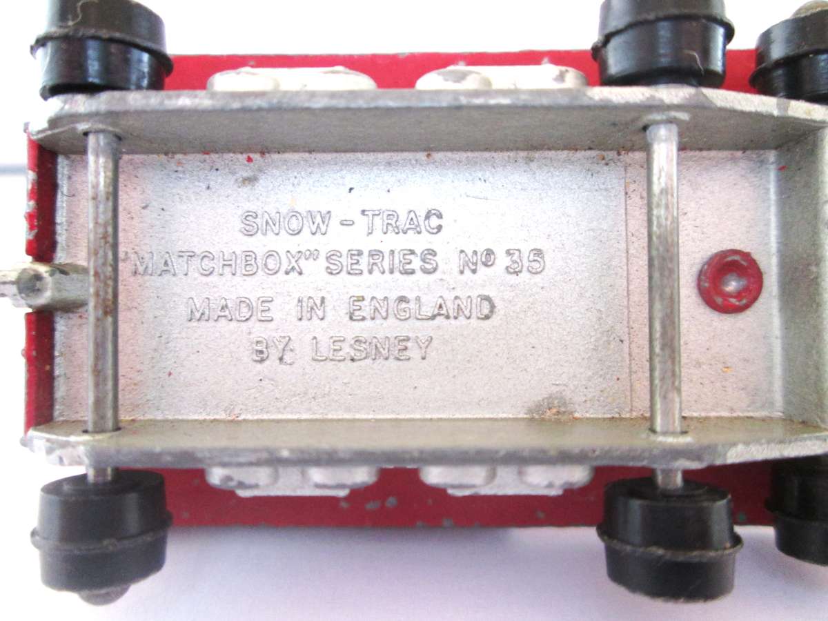 Snow Trac No 35 Lesney made in England