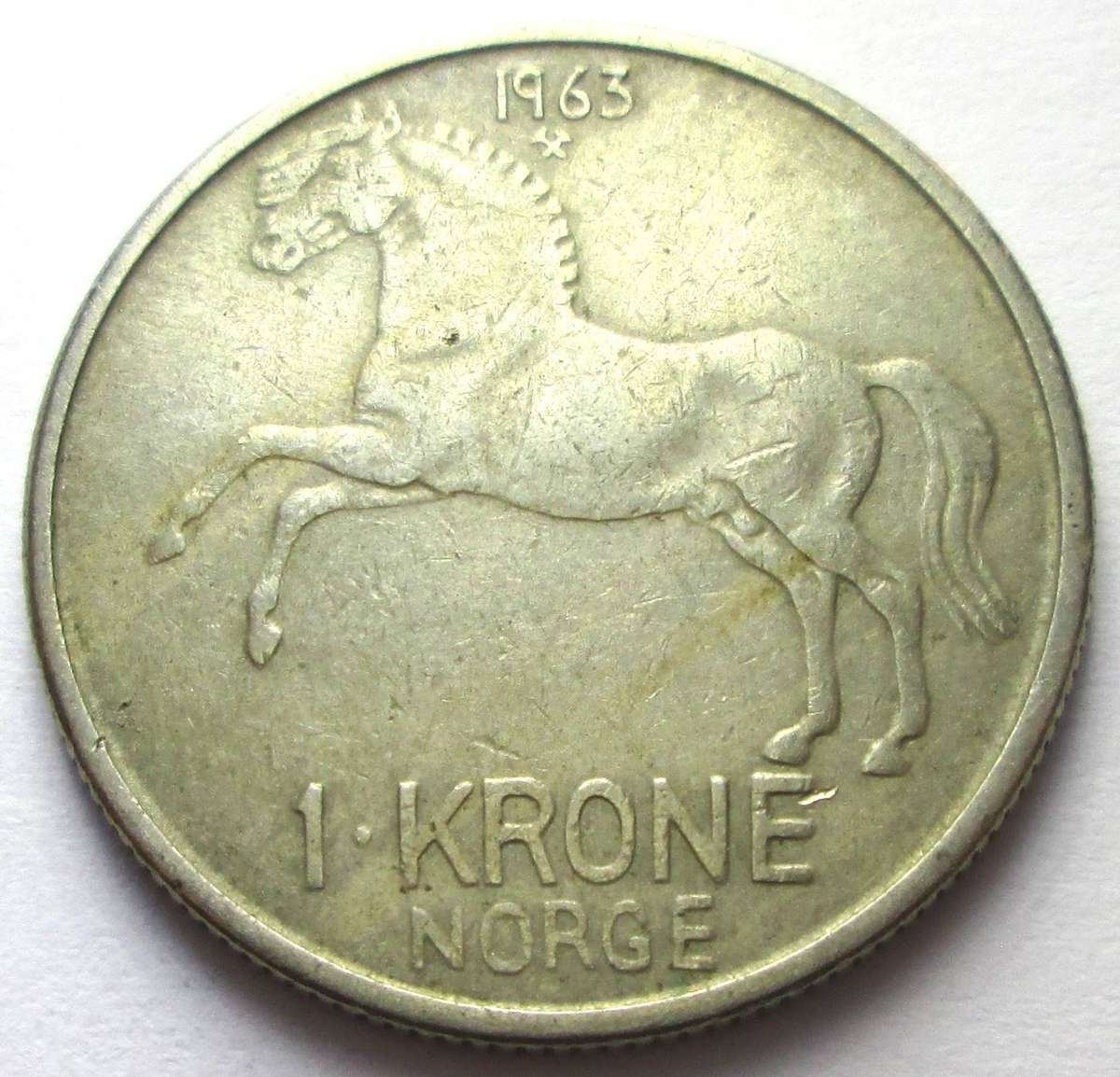 1963 Norway 1 Krone
